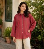 Handloom Cotton Stripe Shirt