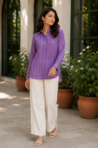 Handloom Cotton Stripe Shirt