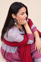 Gulnaar Linen wrap Suit Set