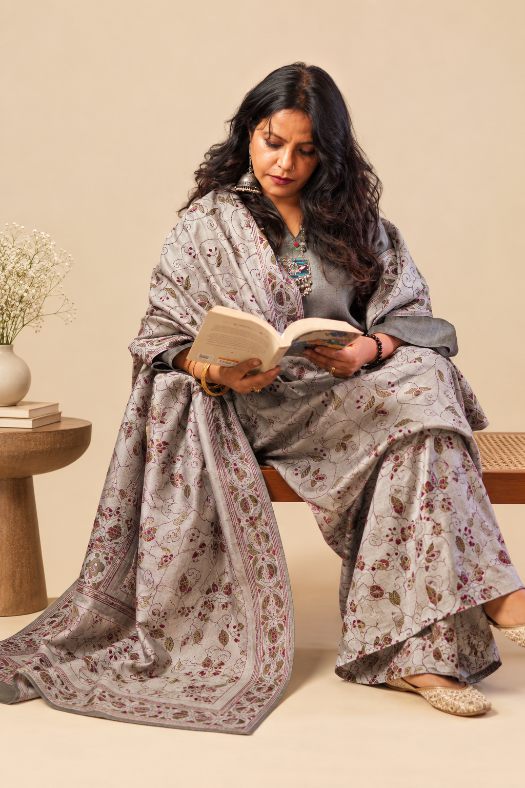 Silk Kurta Set with Dupatta