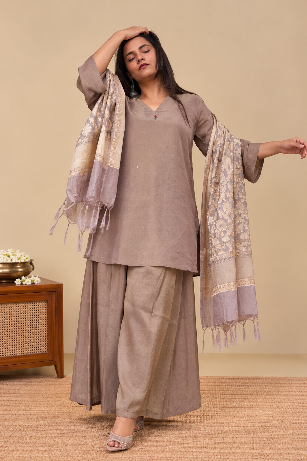 Mauve Dusk Kurta Set