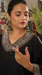 Noir Heritage Silk Kurta Set