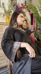 Noir Heritage Silk Kurta Set