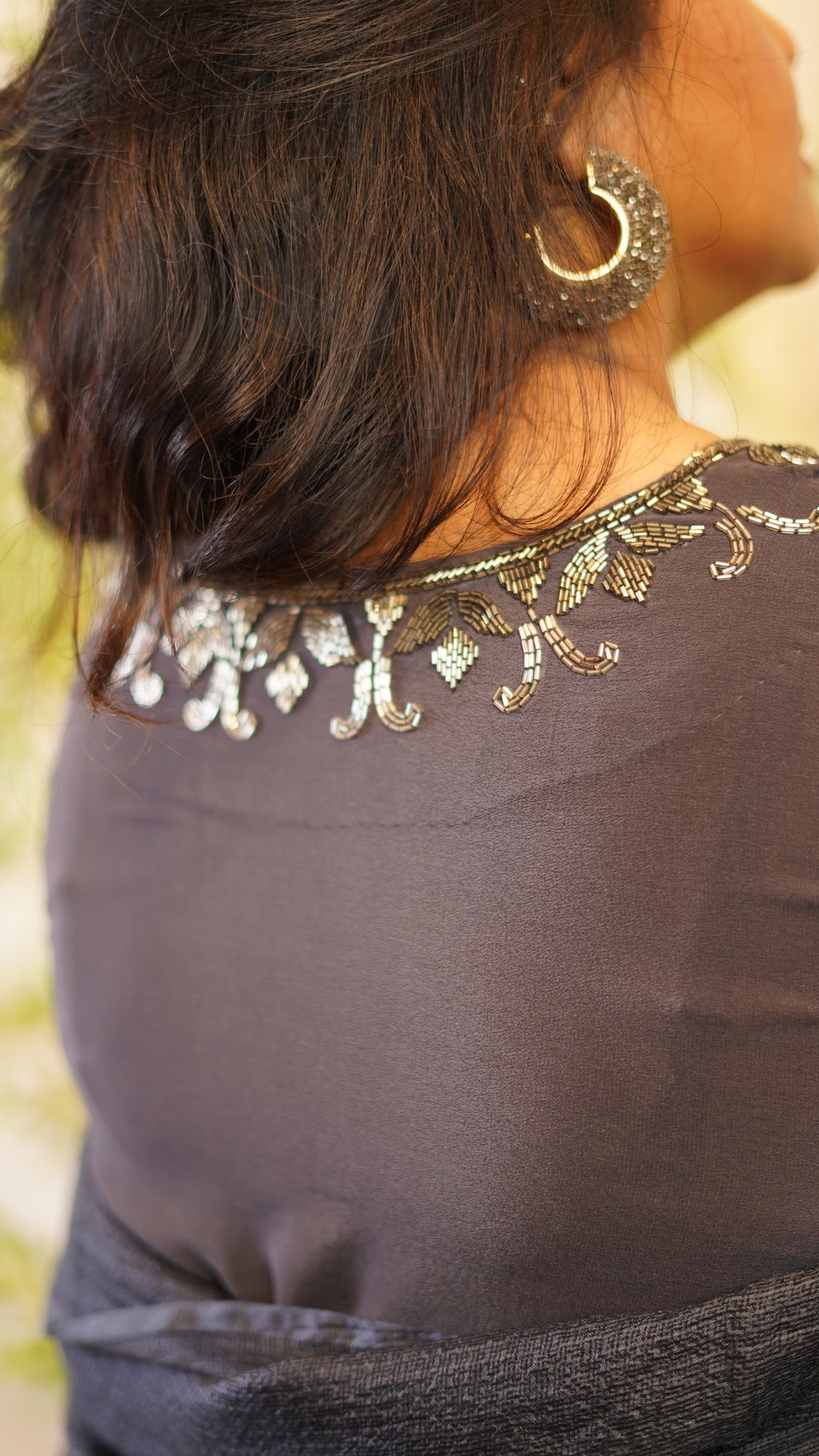 Slate Grey Embellished Kurta Set