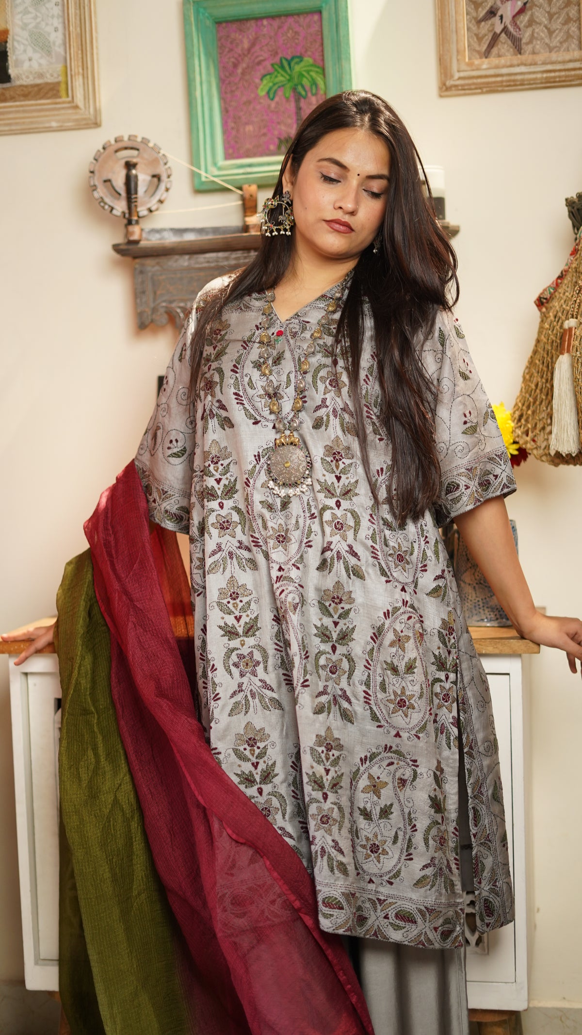 Noor Khata Embroidered Suit Set