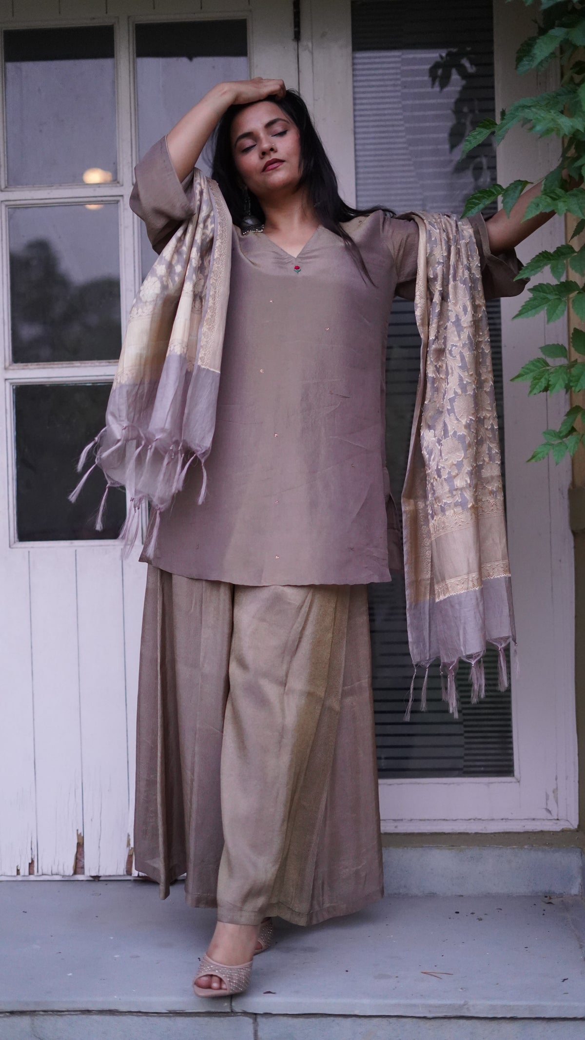 Mauve Dusk Kurta Set