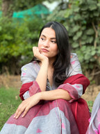 Gulnaar Linen wrap Suit Set