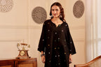 Black Butta Cotton jamdani Co-ord Set