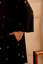 Black Butta Cotton jamdani Co-ord Set