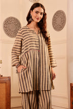 Cotton Handloom Stripe Co-ord Set