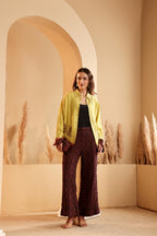 Women's Lime Green Ombre Shirt
