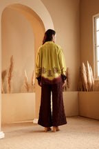 Women's Lime Green Ombre Shirt