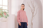 Women's Pink Striped Cotton Tunic