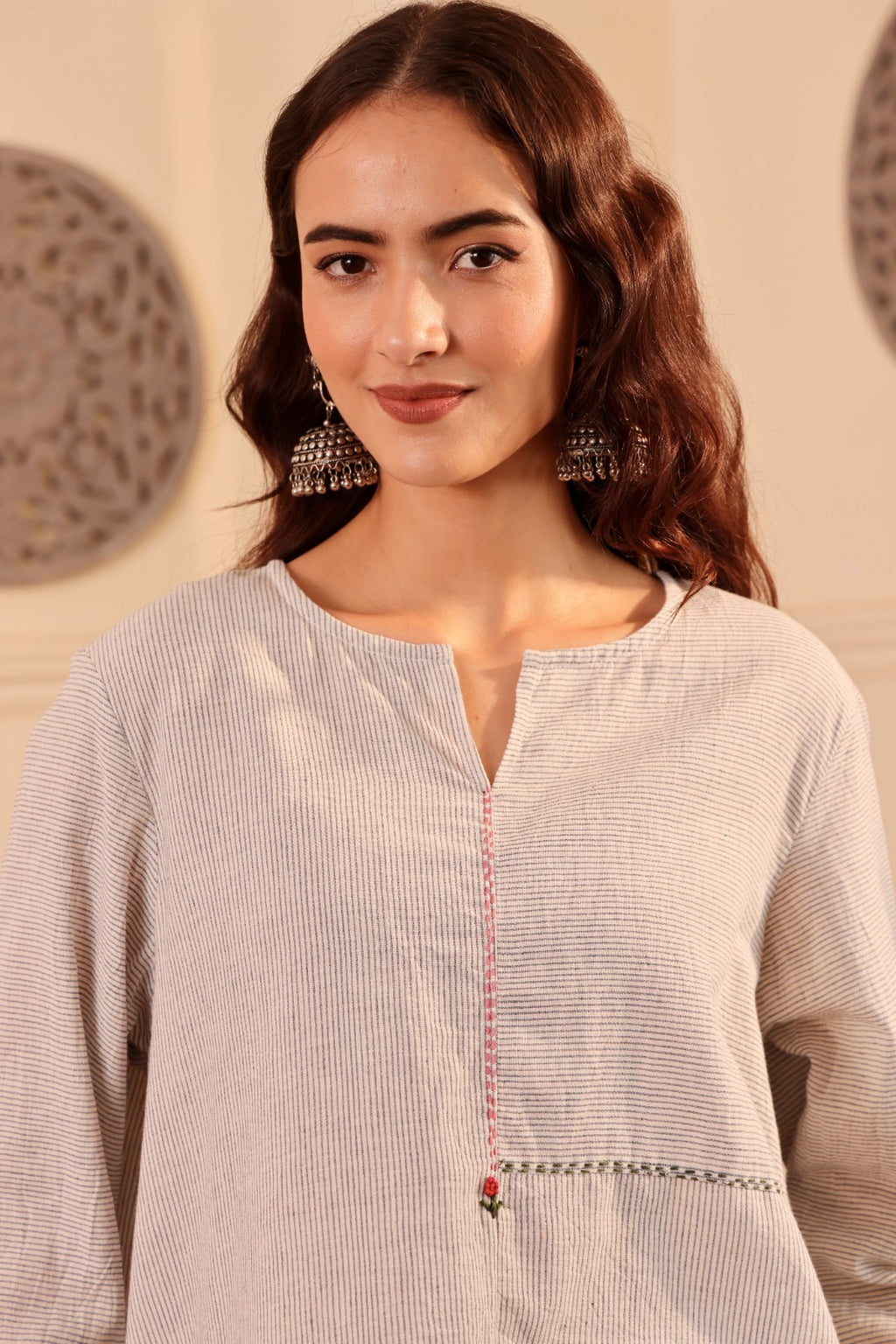 Handloom Cotton Y/D Stripe Co-ord Set
