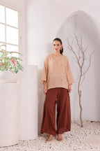 Cotton Jamdani Short Kurta & Cotton Pant Set