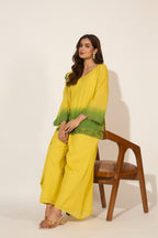 Cotton Mulmul Double-Layer short Kurta Set