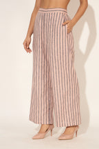 Handloom Cotton Y/d Striped Cord Set