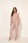 Handloom Cotton Y/d Striped Cord Set