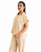 Cotton Poplin Schiffli pant